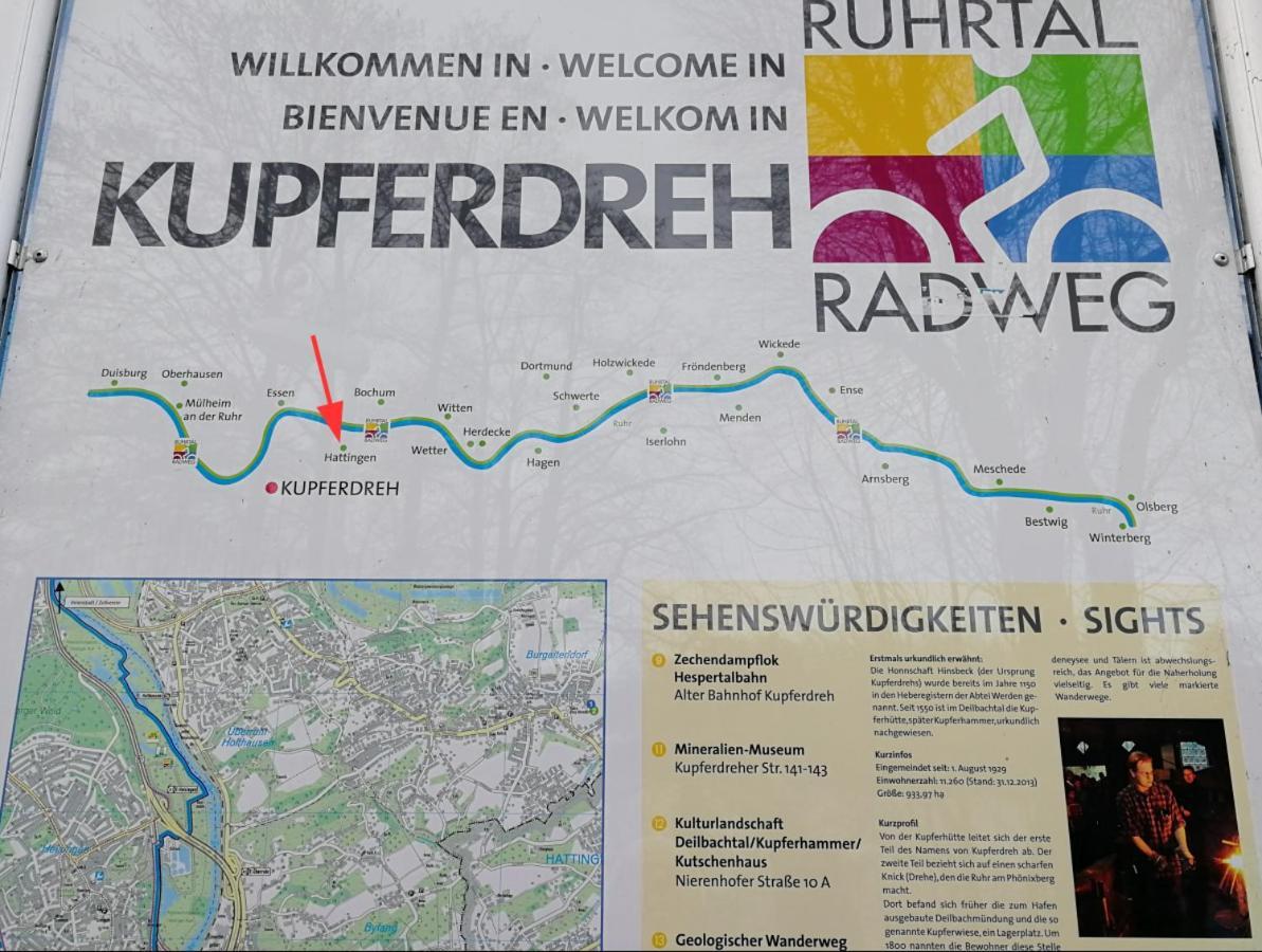 Gaestezimmer 10 Min Von Der Altstadt Entfernt Hattingen Eksteriør bilde